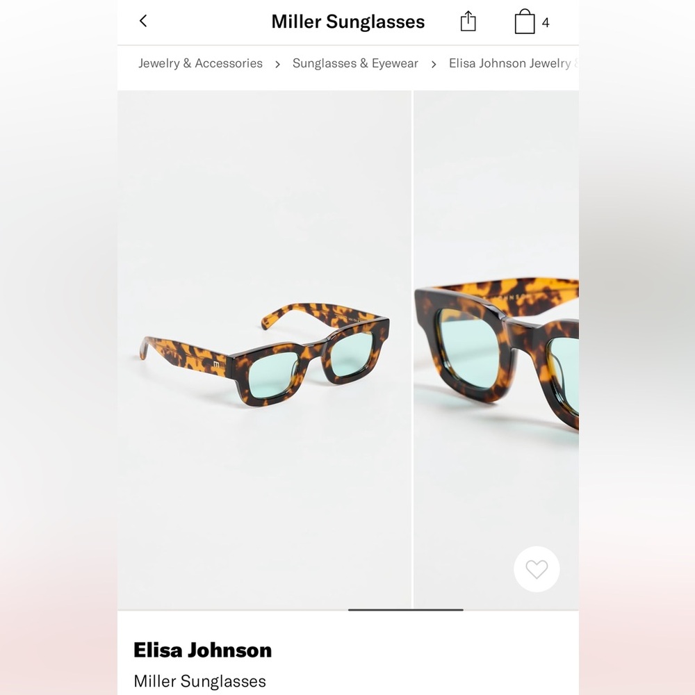 Elisa Johnson Miller Sunglasses